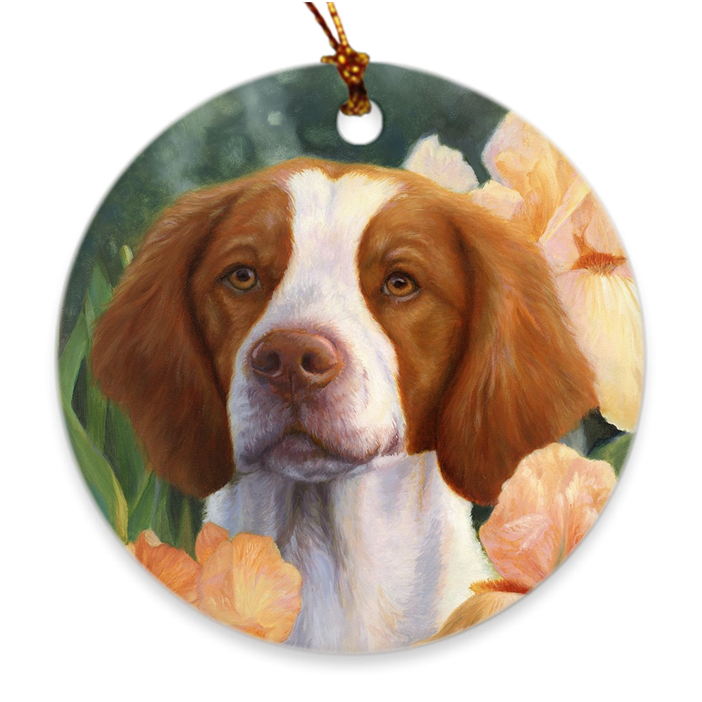 Brittany Christmas Ornament