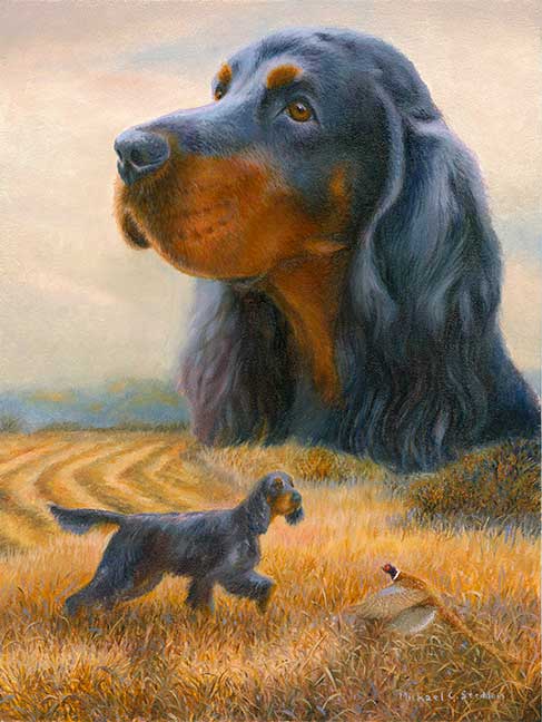 Gordon Setter Art