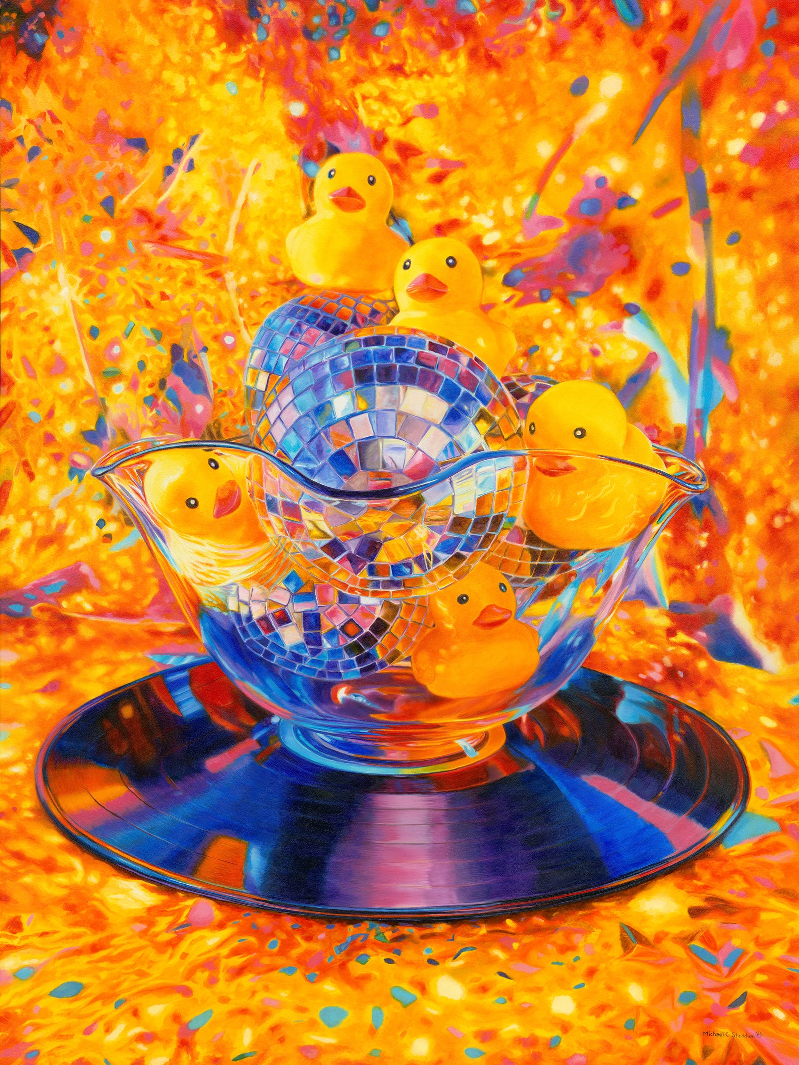 "Disco Ducks" Limited Edition Print