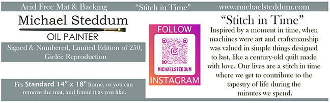&quot;Stitch in Time&quot; Limited Edition Print