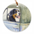 Bernese Mountain Dog "Be Back in a Minute" Christmas Ornament