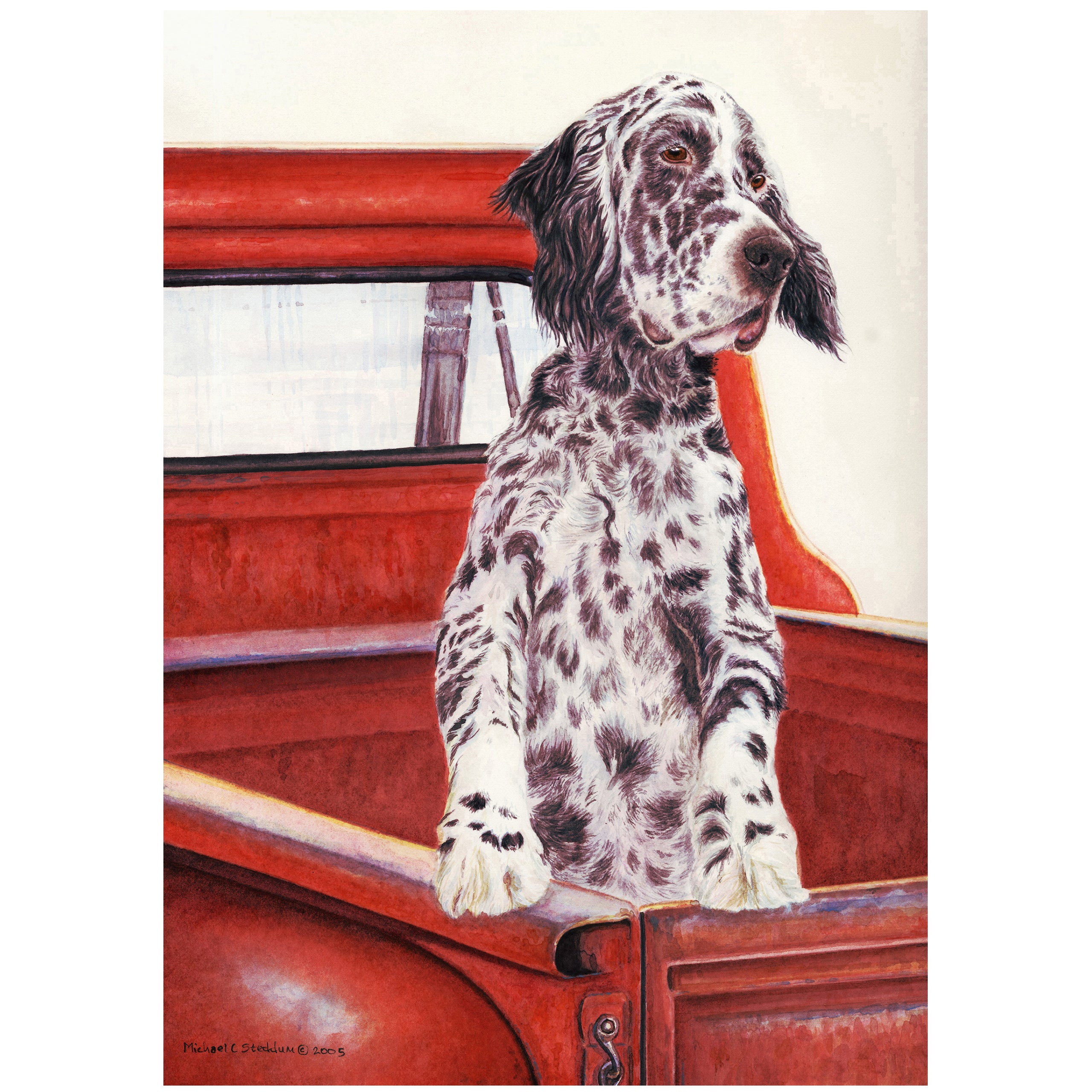 English setter shops art