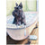 Scottish Terrier Art Reproduction Print - "Scottie Bath" by Michael Steddum - Limited Edition Signed and Numbered Scottish Terrier Art Print - Great Scottie Gift