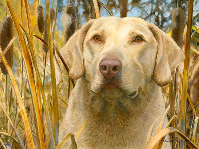 "The Moment Before" A Limited Edition Chesapeake Bay Retriever Print