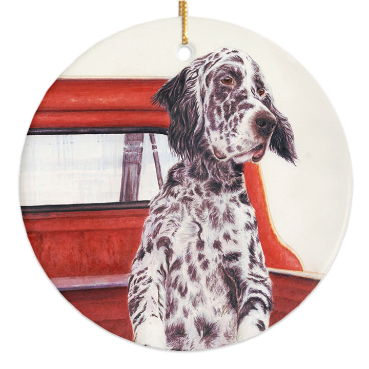 English Setter Art Michael Steddum
