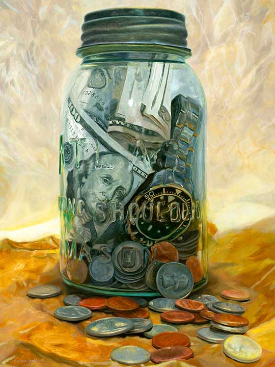 &quot;Poor Richard&quot; Limited Edition Print