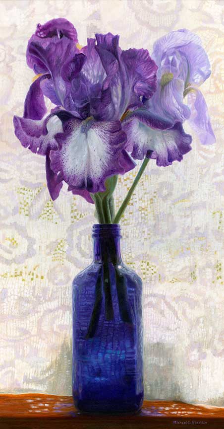 "Purple Reign" Original Oil Painting