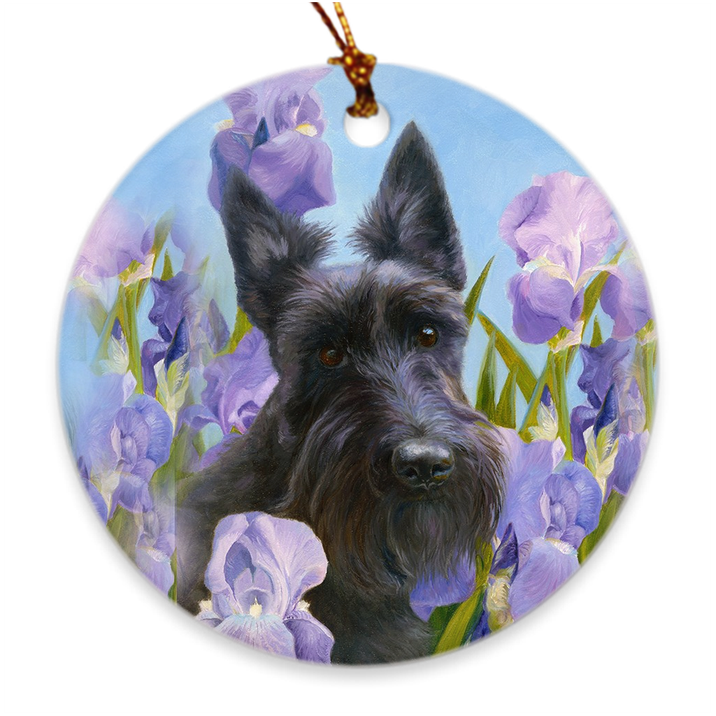"Harmony" Scottish Terrier Ornament